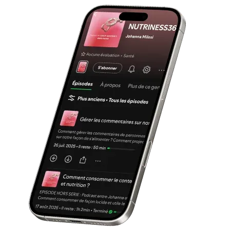 Le podcast NUTRINESS360, réservé aux clientes de l'accompagnement