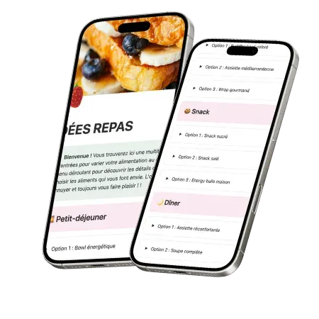 Idées de recettes équilibrées proposées chaque mois dans Nutriness360